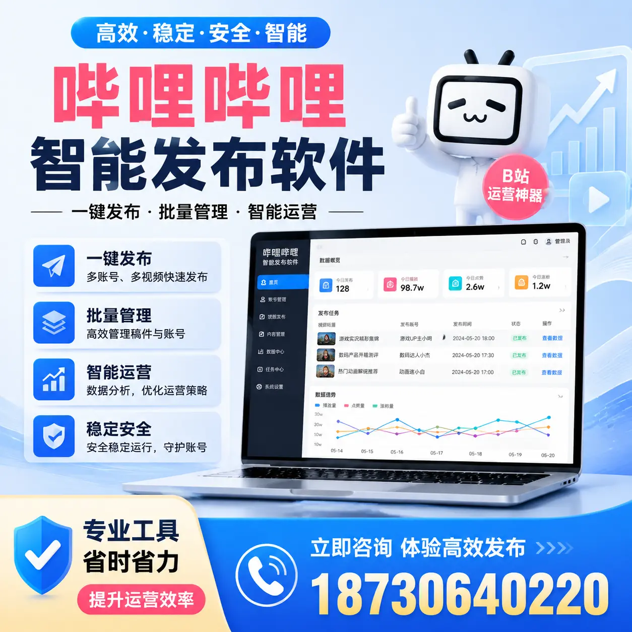 解密哔哩哔哩智能发布软件：功能与优势分析在 景德镇