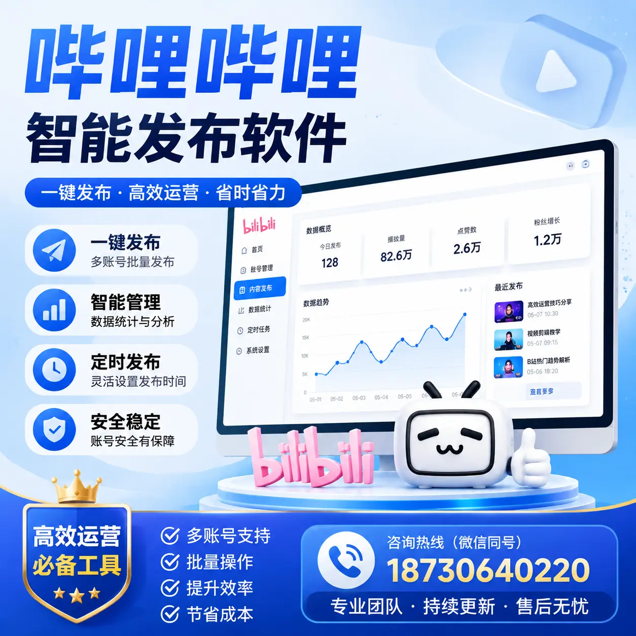 解密哔哩哔哩智能发布软件：功能与优势分析在 景德镇